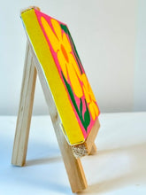 Load image into Gallery viewer, Lazy Daisies Painting - Fundraiser for Greater Goods Charities - Original Mini Painting with Easel