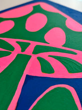 Load image into Gallery viewer, Pink Spotted Mushrooms Painting - Fundraiser for Greater Goods Charities - Original Paint 11 x 14 inches