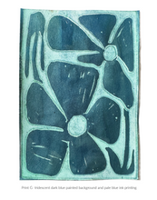 Load image into Gallery viewer, Lazy Daisies Linocut Print - Fundraiser for Doctors Without Borders - Original Prints