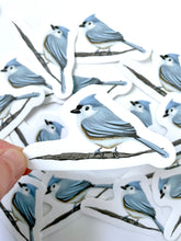 Load image into Gallery viewer, Tufted Titmouse Sticker - Bird Nerd Stickers