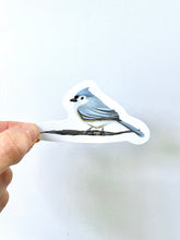 Load image into Gallery viewer, Tufted Titmouse Sticker - Bird Nerd Stickers
