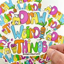 Load image into Gallery viewer, Draw Weird Things Sticker!๐๐จ๐