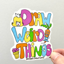 Load image into Gallery viewer, Draw Weird Things Sticker!๐๐จ๐
