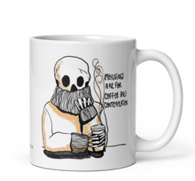 Load image into Gallery viewer, Coffee & Contemplation Mug - 11 oz ceramic mug