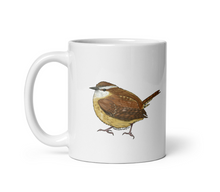 Load image into Gallery viewer, Carolina Wren Bird Nerd Coffee mug