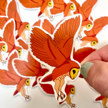 Load image into Gallery viewer, Barn Owl Vinyl Sticker - Bird Nerd Stickers