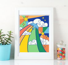 Load image into Gallery viewer, Blue Bird 8 x 10 inch Art Print Wall Art