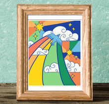 Load image into Gallery viewer, Blue Bird 8 x 10 inch Art Print Wall Art