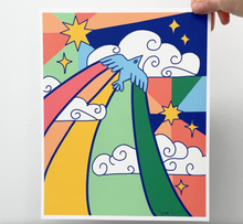 Load image into Gallery viewer, Blue Bird 8 x 10 inch Art Print Wall Art