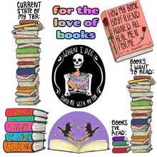 Load image into Gallery viewer, I Like Big Books and I Cannot Lie Sticker - Bookish Gifts, Romantasy Fantasy Book Lover, ACOTAR SJM Fan Stickers