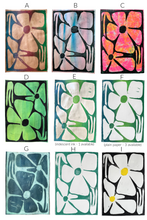 Load image into Gallery viewer, Lazy Daisies Linocut Print - Fundraiser for Doctors Without Borders - Original Prints