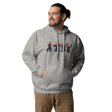 Load image into Gallery viewer, Dancing Pumpkin Dude Hoodie (Gray or White) Unisex Sizing