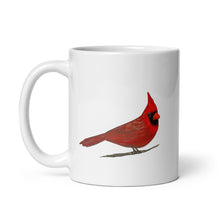 Load image into Gallery viewer, Red Cardinal Coffee Mug, Bird Lovers Mug, Gift for Bird Lovers, Bird Nerd mugs