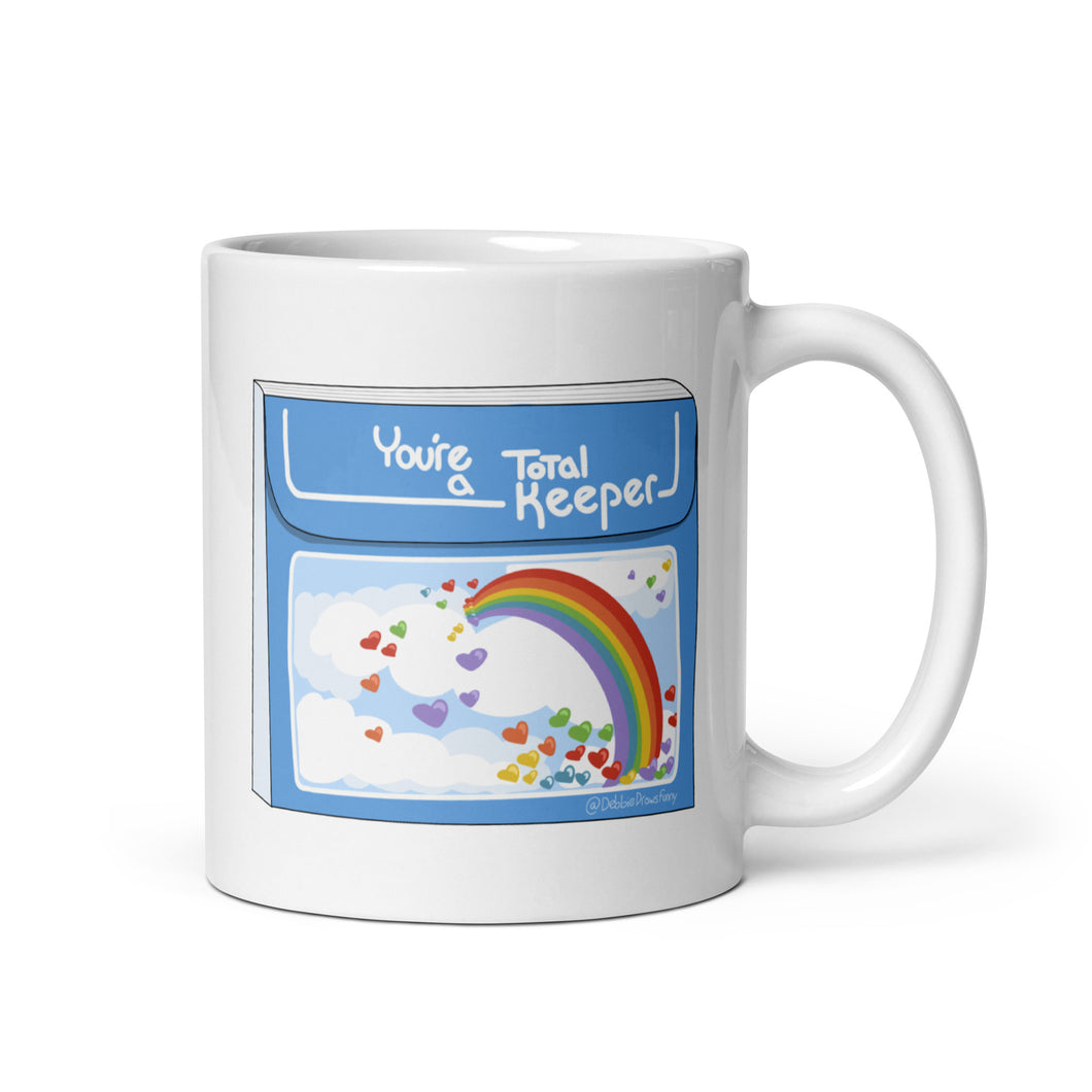 You're a Total Keeper Coffee Mug - 80s nostalgia mug
