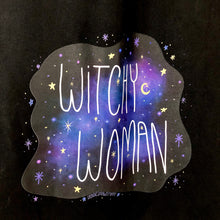 Load image into Gallery viewer, Witchy Woman Black Cotton Tote Bag