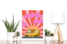 Load image into Gallery viewer, Van Life 11 x 14 Poster Print, Boho Wall Art
