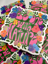 Load image into Gallery viewer, Be One With Nature Hippie Sticker