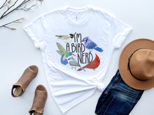 Load image into Gallery viewer, I&#39;m A Bird Nerd Unisex T-shirt - available in 2 colors
