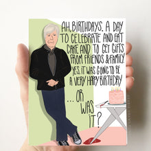 Load image into Gallery viewer, Dateline's Keith Morrison Parody Birthday Card - Murder Mystery - Murderino