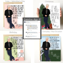 Load image into Gallery viewer, Keith Morrison Dateline Parody - A Very Suspicious Card... Murderino Card - Murder Mystery