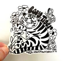 Load image into Gallery viewer, Easy Tiger Cute Tiger Vinyl Sticker