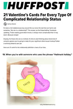 Load image into Gallery viewer, These Taste Terrible Heart Candies Valentine Card as seen in Huffington Post