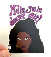 Load image into Gallery viewer, Molly, You in Danger Girl Vinyl Sticker
