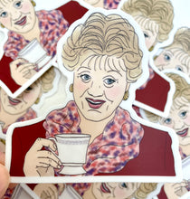 Load image into Gallery viewer, Murder, She Sipped... Murder & Tea Vinyl Sticker