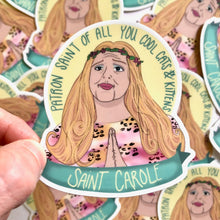 Load image into Gallery viewer, Saint Carole Baskin Tiger King Vinyl Sticker