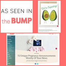 Load image into Gallery viewer, Congrats! Avocado Baby Card - New Baby / Pregnancy Congratulations Card