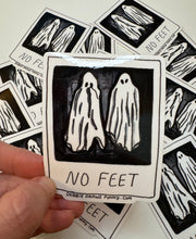 Load image into Gallery viewer, No Feet Polaroid Photo BeetleJuice Ghost Sticker
