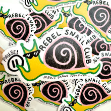 Load image into Gallery viewer, Rebel Snail Club Sticker 🐌😎🎨 If you know you know...
