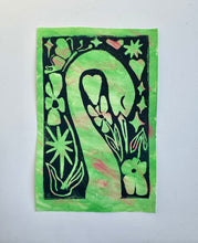 Load image into Gallery viewer, Swan Linocut Print  - Original Prints
