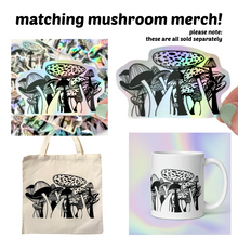 Load image into Gallery viewer, Magical Mushrooms Organic Cotton Tote Bag
