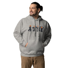 Load image into Gallery viewer, Dancing Pumpkin Dude Hoodie (Gray or White) Unisex Sizing
