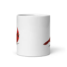 Load image into Gallery viewer, Red Cardinal Coffee Mug, Bird Lovers Mug, Gift for Bird Lovers, Bird Nerd mugs
