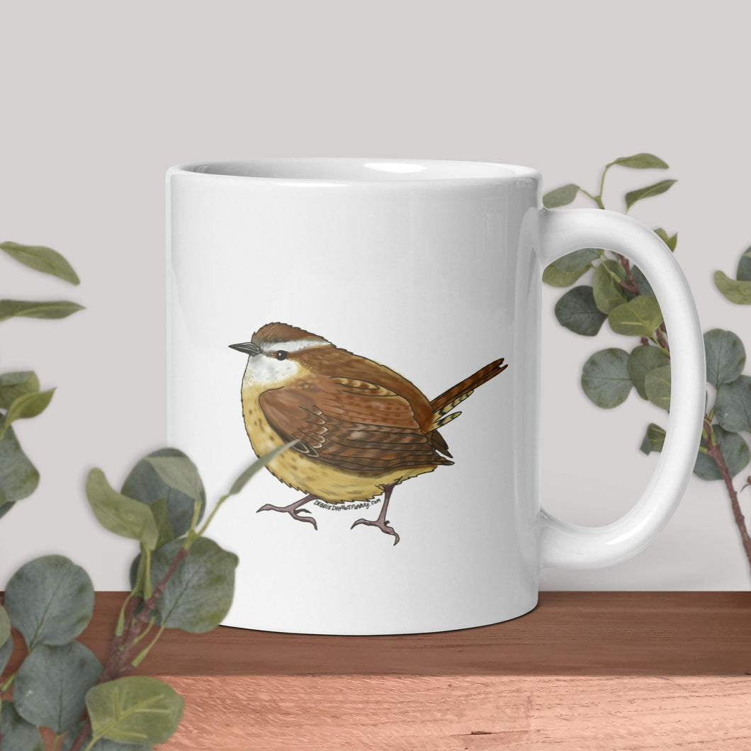 Carolina Wren Bird Nerd Coffee mug