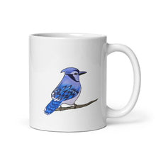 Load image into Gallery viewer, Blue Jay Bird Lovers Coffee Mug
