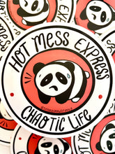 Load image into Gallery viewer, Hot Mess Express Chaotic Life Panda vinyl sticker - Panda Hot Mess Express
