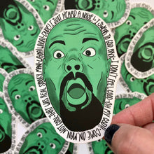 Load image into Gallery viewer, Aaron The Ghost Hunter Dude Bro, Ghostly Adventures Vinyl Sticker, Paranormal Sticker
