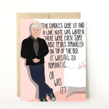 Load image into Gallery viewer, Funny Dateline&#39;s Keith Morrison Parody Love/Anniversary Card - Murderino - Murder Mystery
