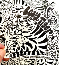Load image into Gallery viewer, Easy Tiger Cute Tiger Vinyl Sticker
