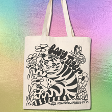 Load image into Gallery viewer, Easy Tiger Tote Bag - canvas tote bag
