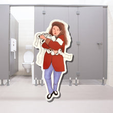 Load image into Gallery viewer, Elaine Toilet Paper Spare A Square Sticker
