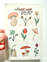 Load image into Gallery viewer, NEW! Forest Friends Sticker Sheet - Cute Cottagecore forest stickers

