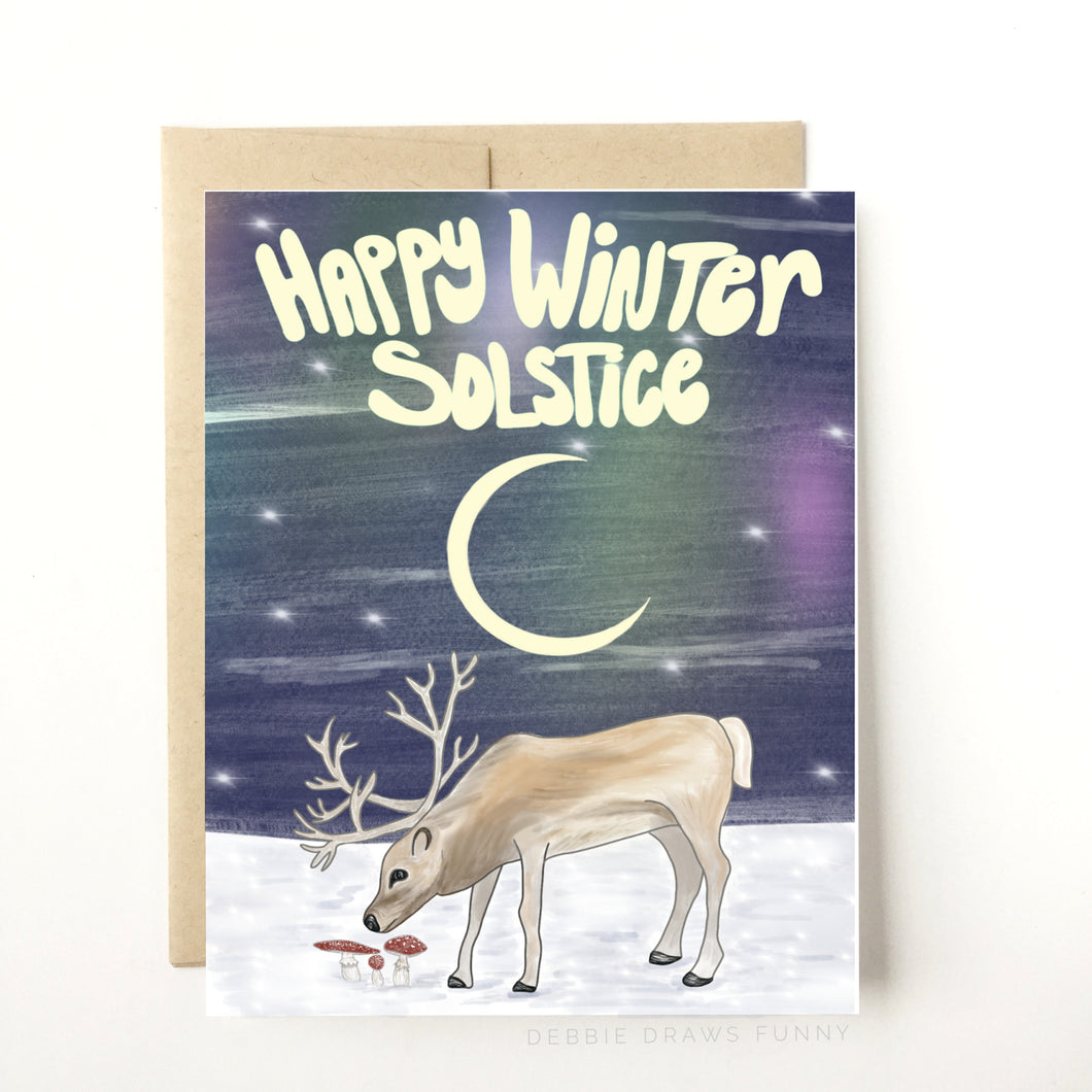 Happy Winter Solstice Card