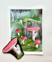 Load image into Gallery viewer, Haunted Forest Mini Art Print - 5 x 7 print (former Patreon Exclusive art print &amp; sticker)
