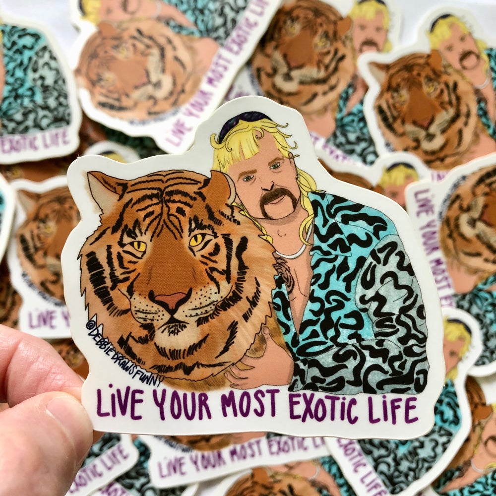 Joe Exotic Tiger King Vinyl Sticker