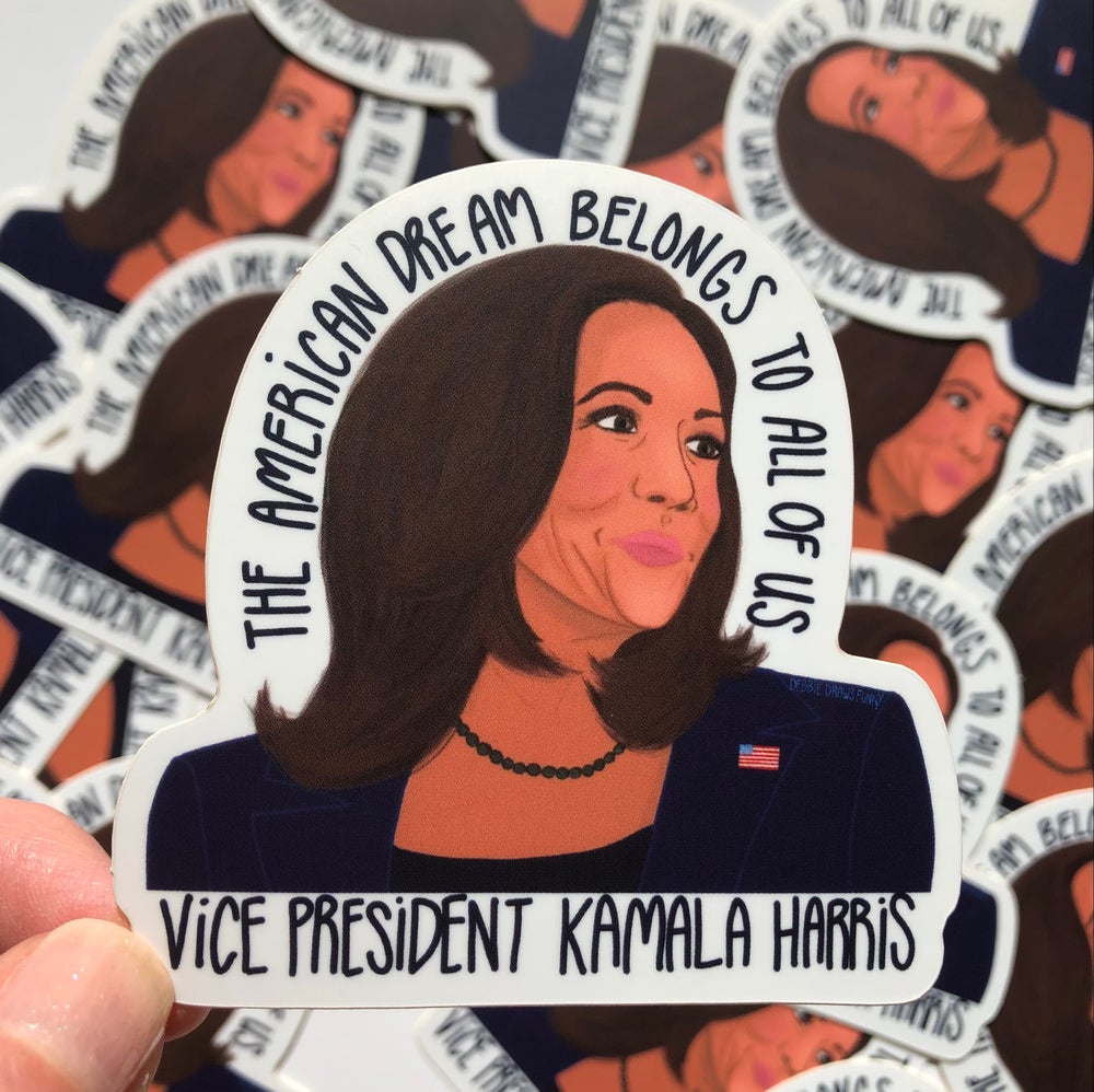 Vice President Kamala Harris Sticker The American Dream Belongs to All of Us