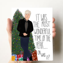 Load image into Gallery viewer, Dateline Funny Christmas Card - Keith Morrison Fan Card - Murder Mystery - Murderino
